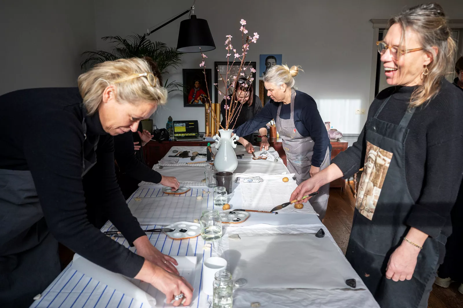 Sumi-e workshop en theeceremonie
