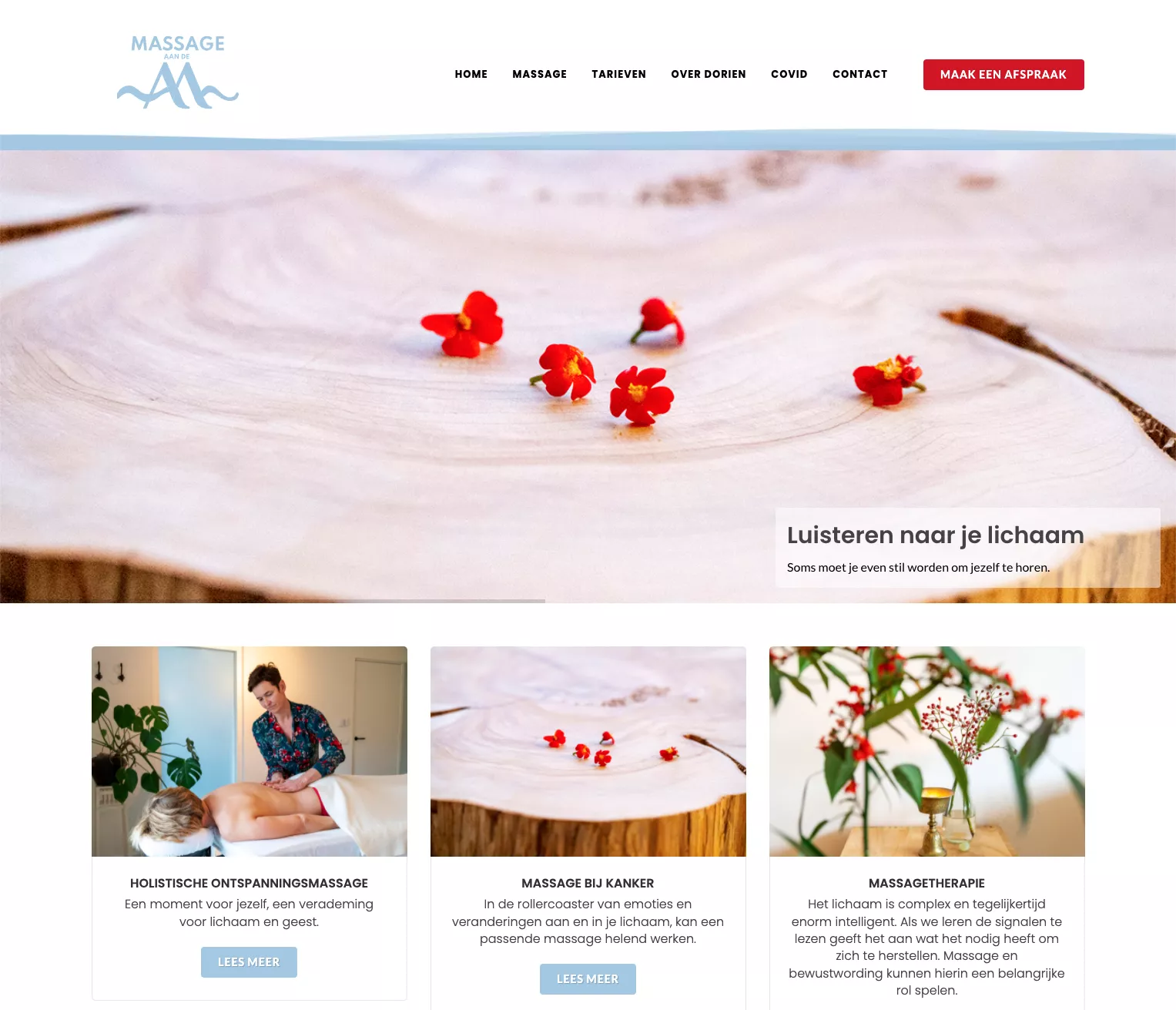 Website Massage Aan De Aa