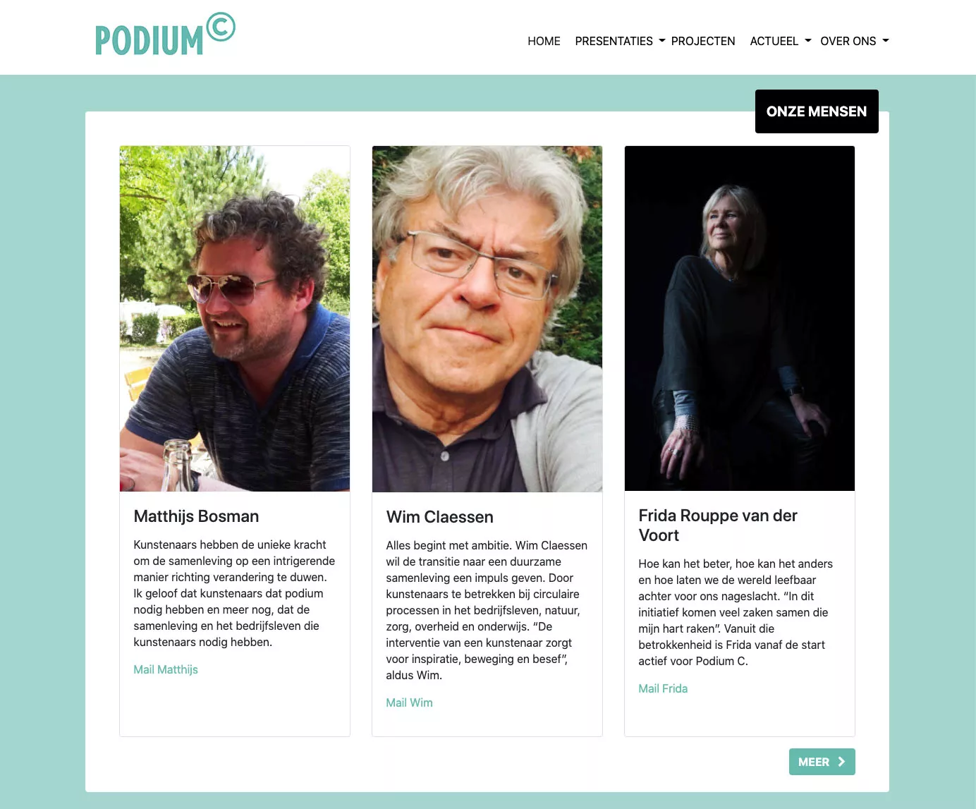 Podium C in een nieuw jasje