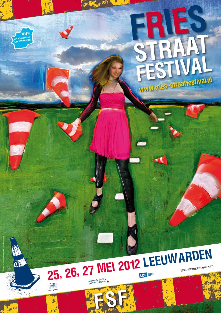 Affiche Fries Straatfestival 2012